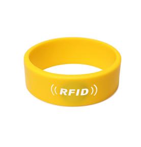 Круглый силиконовый браслет RFID