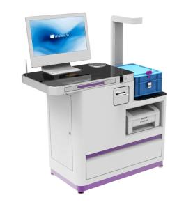 Больничная рабочая станция RFID Ввод меток и печать Машина для фотографирования
