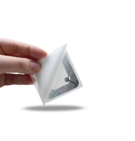 Этикетка для книги RFID, протокол ISO15693, самоклеящаяся бумага, этикетка с чипом Fudan FM13HF02N