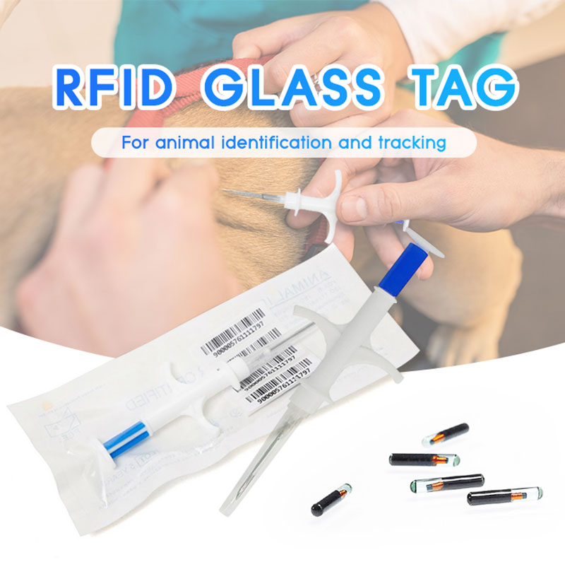 Инъекция животных RFID стеклянная трубка биоэлектронная метка