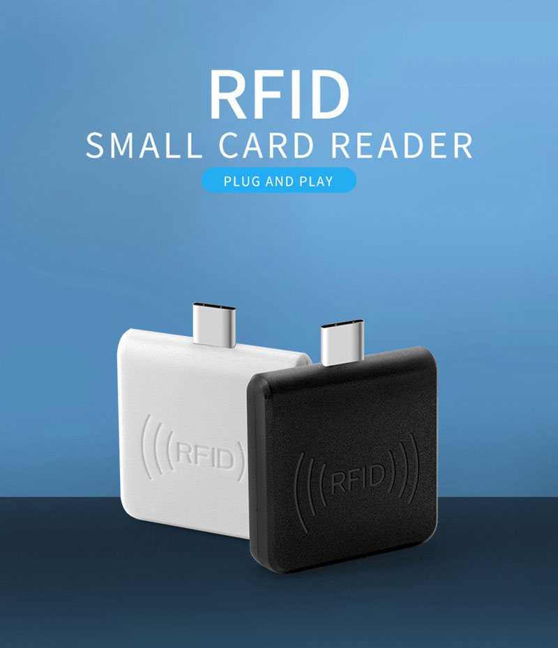 Частота 13,56 МГц Android Phone Microchip RFID Reader