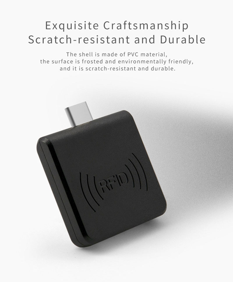 Частота 13,56 МГц Android Phone Microchip RFID Reader 4