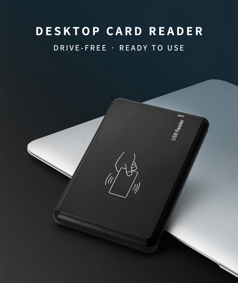 Настольный бесконтактный USB-считыватель RFID-карт для карт с метками 125 кГц