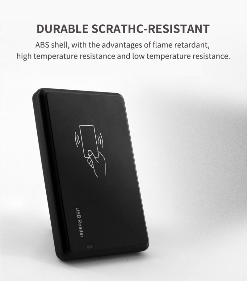 Настольный бесконтактный USB-считыватель RFID-карт для карт 125 кГц, теги 5