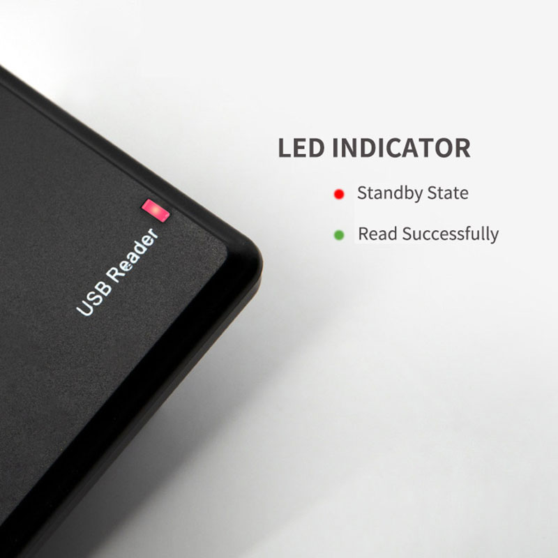 Настольный бесконтактный USB RFID-считыватель карт для карт 125 кГц, теги 8