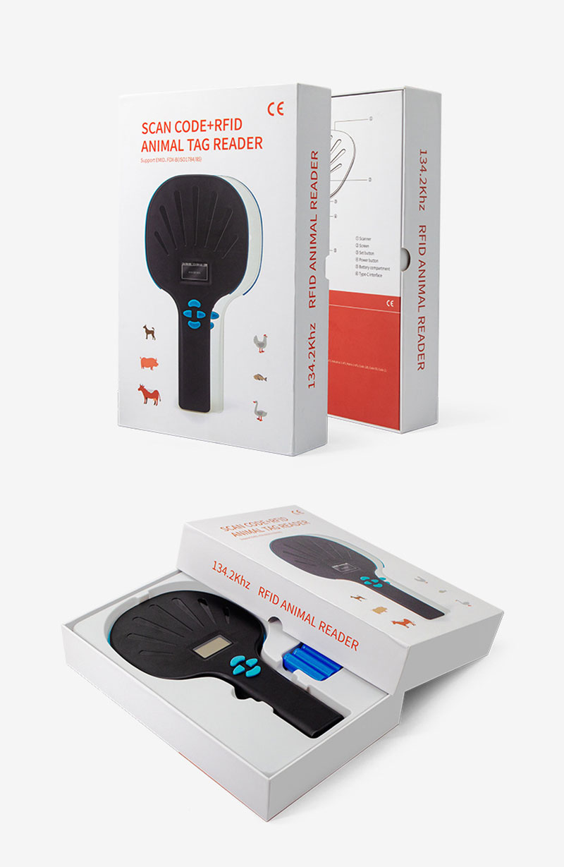 Многофункциональный портативный считыватель RFID-меток для животных 9