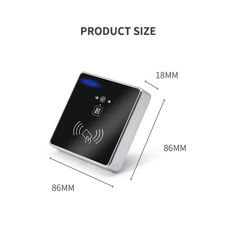 Многоцелевой считыватель контроля доступа RFID со сканированием QR-кода 9