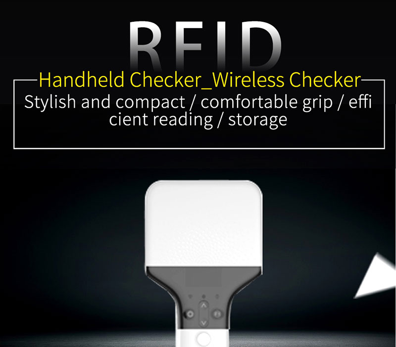 Ручной считыватель RFID UHF 915M для удаленного управления складом, инспекционная машина