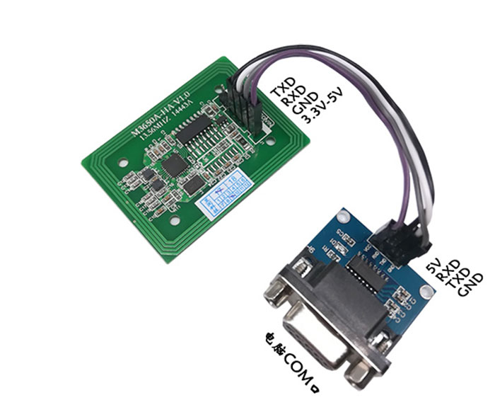 Модуль считывателя карт IC RFID высокочастотный бесконтактный S50 индукционный последовательный порт чтения и записи RS232 TTL 4