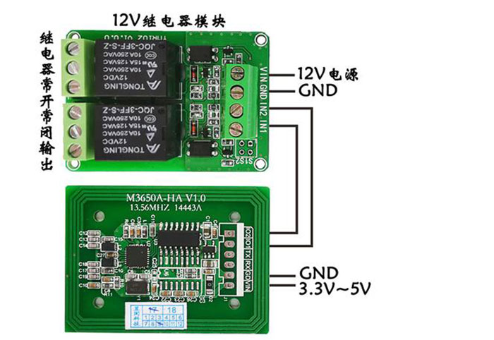 Модуль считывателя карт IC RFID высокочастотный бесконтактный S50 индукционный последовательный порт чтения и записи RS232 TTL 5