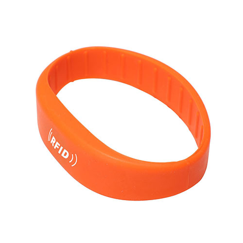 RFID силиконовый средний плоский браслет 4
