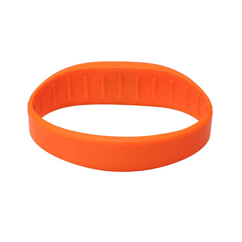 RFID силиконовый средний плоский браслет