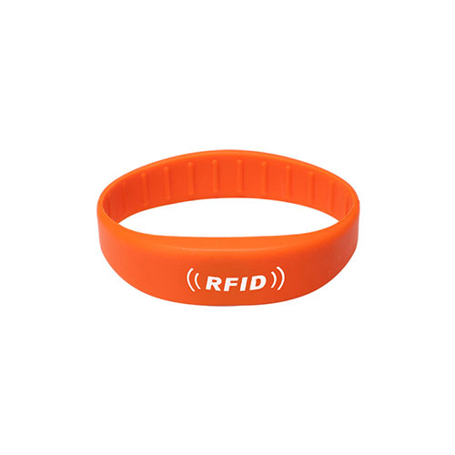 RFID силиконовый средний плоский браслет 2