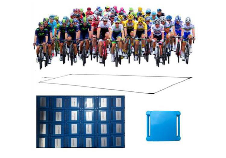 RFID UHF Sports Event Management Radio Frequency Identification Marathon Active 2.4G Timeing Card Reader 2