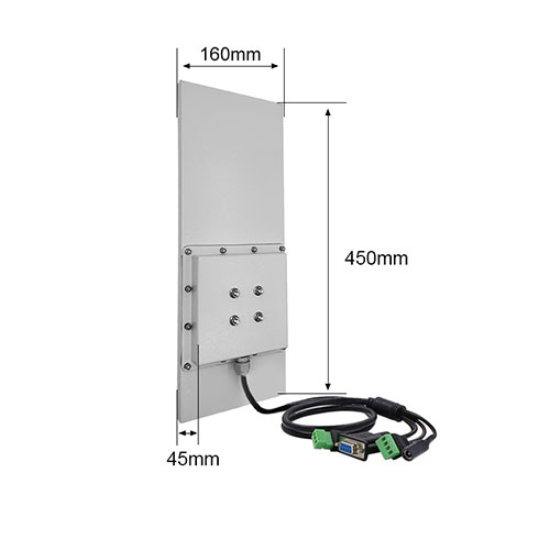 Считыватель контроля доступа UHF RFID на большие расстояния поддерживает парольный триггер WG26 реле триггерный переключатель контроля доступа 2