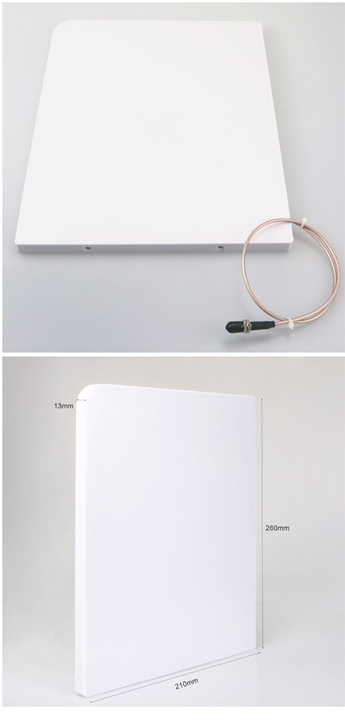 UHF RFID smart book management book shelf book stand file cabinet antenna ultra-thin circle polarization two-way antenna