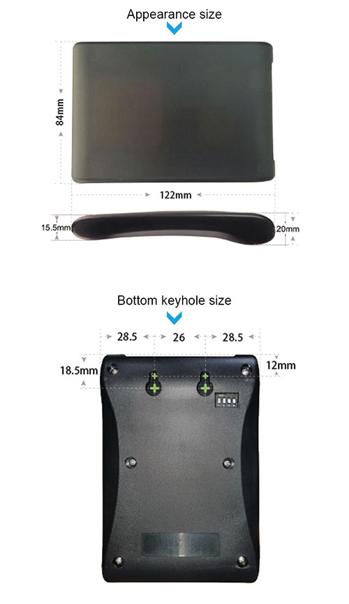 Последовательный порт Wigand communication 2dBi desktop UHF RFID tag reader UHF reader 2