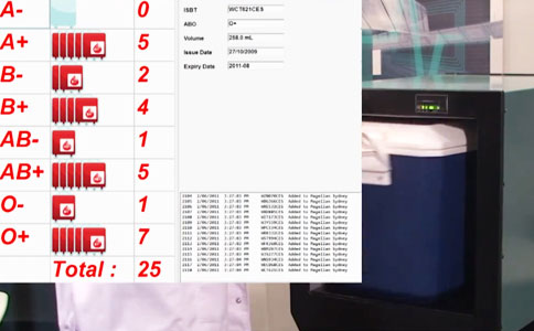 Решение по управлению пакетами с кровью RFID 2