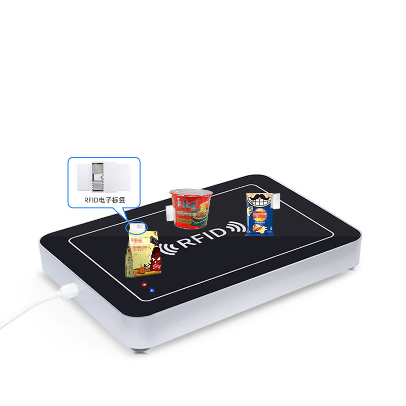 UHF rfid smart payment table hotel fast food restaurant table smart plate store overtime unmanded selfservice cash hardware