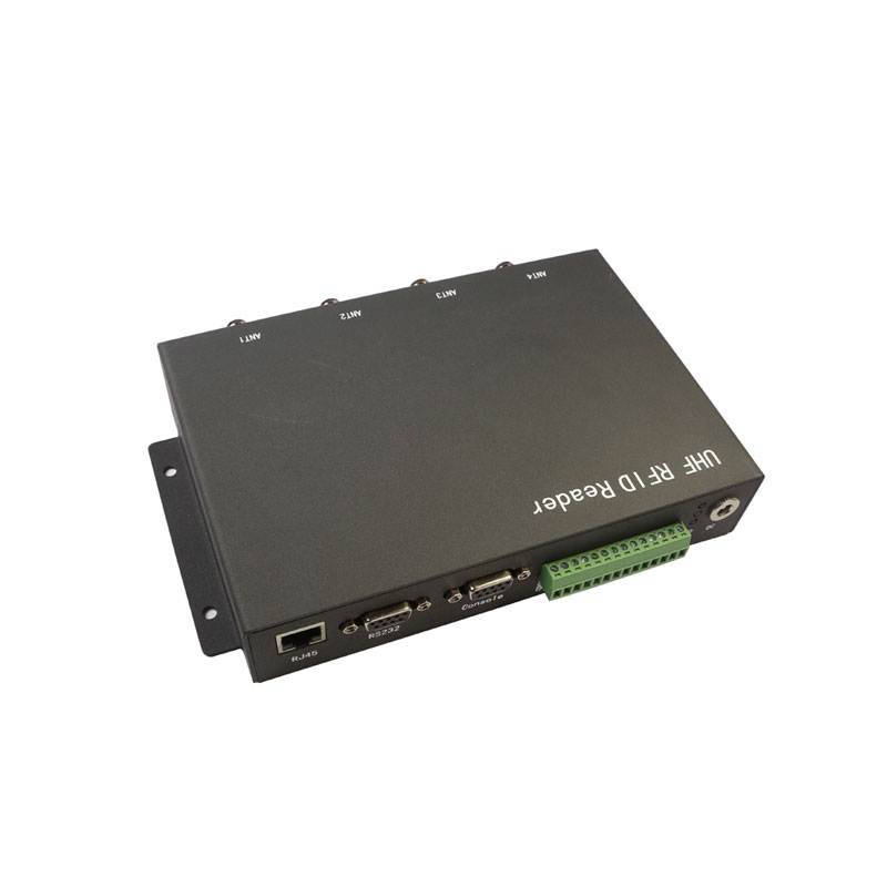 Высокопроизводительный четырехпортовый UHF RFID промышленный считыватель Modbus протокол RS485 RS232 TCP