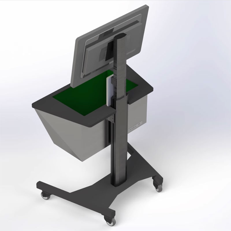RFID Smart Library Management вертикальная рабочая станция, самообслуживаемый терминал самообслуживания для выдачи и возврата документов, UHF вертикальный кассир и расчетная платформа производитель 4