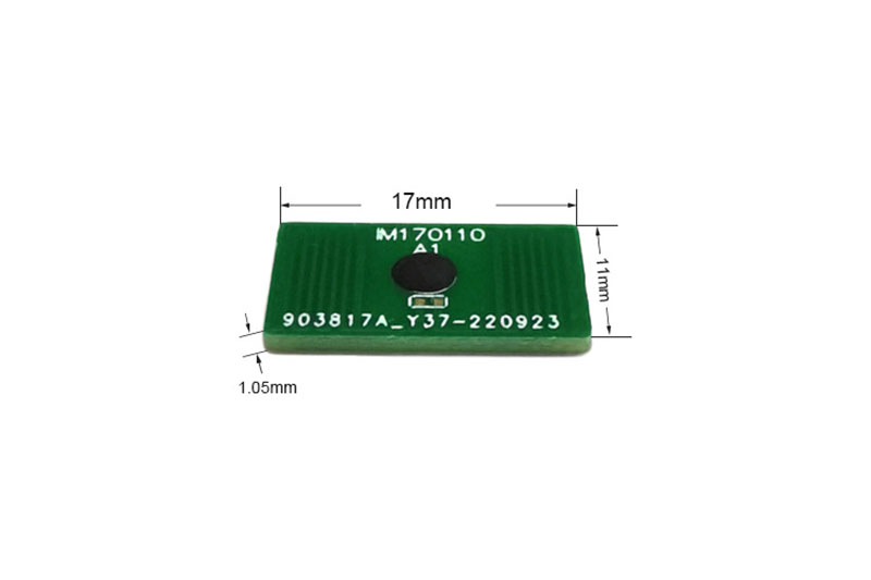 11*17MM UHF RFID tag PCB антиметаллическая метка управление активами высокая термостойкость R6P чип 2
