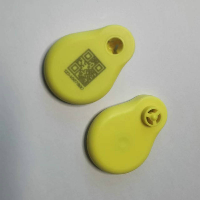 2.4G RFID ушные бирки для подсчета шагов и измерения температуры для крупного рогатого скота и овец, ушные бирки для позиционирования и подсчета шагов и измерения температуры RFID, ушные бирки для животноводства с активной картой RFID 2.4G 5