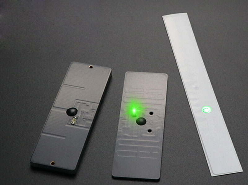 rfid светящаяся электронная метка сверхвысокой частоты UHF пассивный светодиодный свет подсказки позиционирования и поиска объектов антиметаллическая защита от несанкционированного доступа